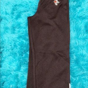 White and black champion sweat suit.